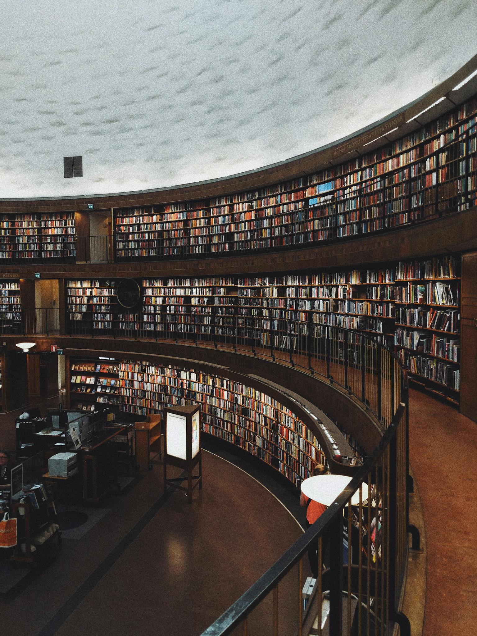 Brown Wooden Shelf With Books